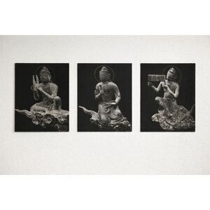 Byodo-in Phoenix Hall Japan Photo Portfolio 3 Loose Plates 12x9.5"